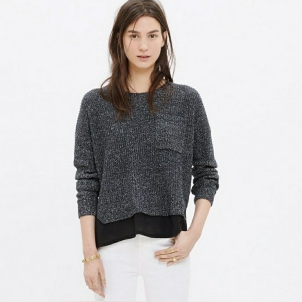 Madewell Cotton & Linen Alliance Pullover (M)